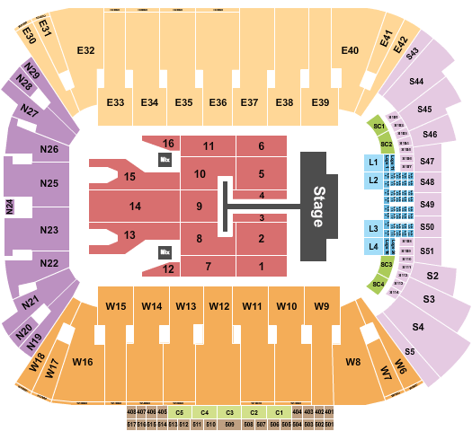 Rice Eccles Stadium Post Malone Seating Chart