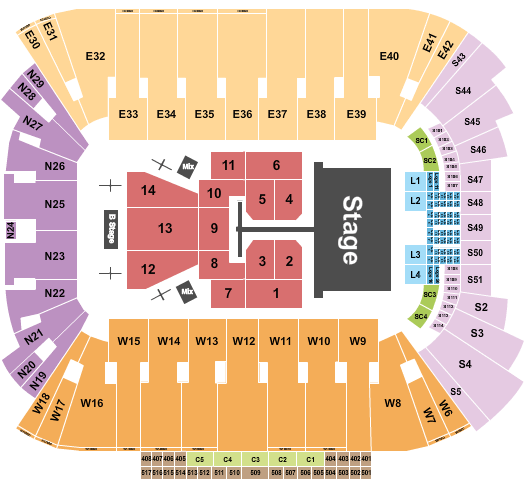 Rice Eccles Stadium Post Malone Seating Chart